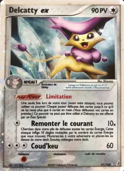 Delcatty ex — carte 91 de l’extension EX Gardiens de Cristal