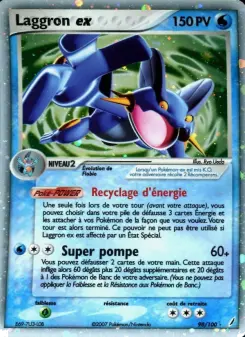 Laggron ex — carte 98 de l’extension EX Gardiens de Cristal