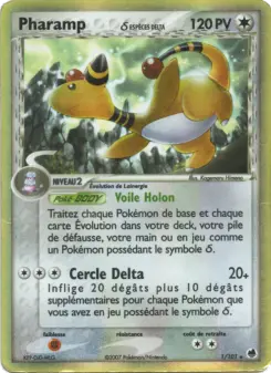 Pharamp δ — carte 1 de l’extension EX Île des Dragons