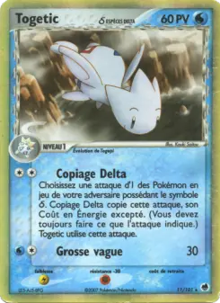 Togetic δ — carte 11 de l’extension EX Île des Dragons