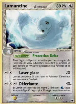 Lamantine δ — carte 15 de l’extension EX Île des Dragons