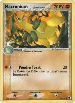 Macronium δ — carte 26 de l’extension EX Île des Dragons