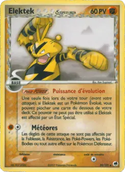 Elektek δ — carte 29 de l’extension EX Île des Dragons