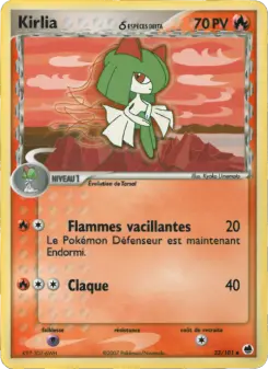 Kirlia δ — carte 33 de l’extension EX Île des Dragons