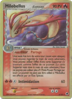 Milobellus δ — carte 5 de l’extension EX Île des Dragons