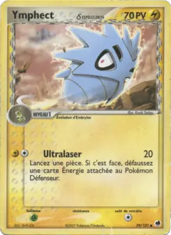Ymphect δ — carte 59 de l’extension EX Île des Dragons