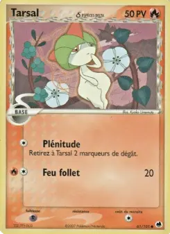 Tarsal δ — carte 61 de l’extension EX Île des Dragons