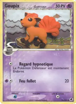 Goupix δ — carte 70 de l’extension EX Île des Dragons