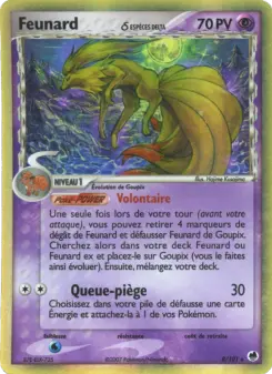 Feunard δ — carte 8 de l’extension EX Île des Dragons