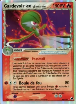 Gardevoir ex δ — carte 93 de l’extension EX Île des Dragons