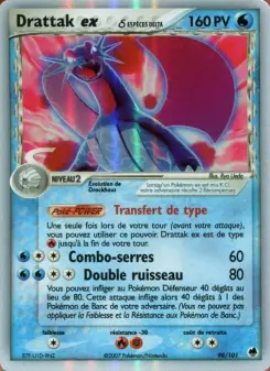 Drattak ex δ — carte 98 de l’extension EX Île des Dragons