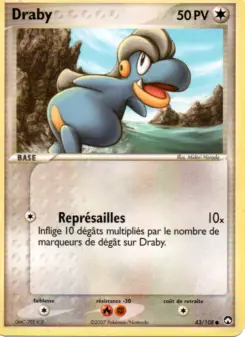 Draby — carte 43 de l’extension EX Gardiens du Pouvoir
