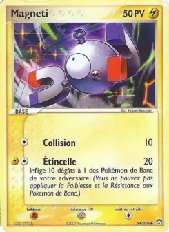 Magneti — carte 54 de l’extension EX Gardiens du Pouvoir