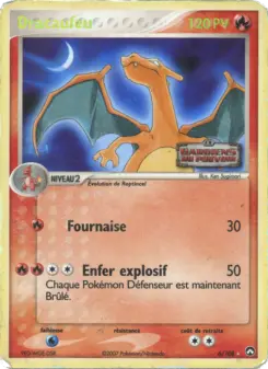 Dracaufeu — carte 6 de l’extension EX Gardiens du Pouvoir
