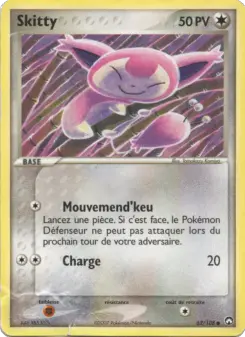 Skitty — carte 62 de l’extension EX Gardiens du Pouvoir