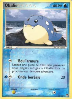 Obalie — carte 65 de l’extension EX Gardiens du Pouvoir