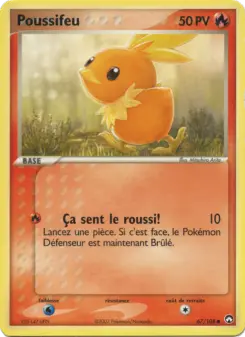Poussifeu — carte 67 de l’extension EX Gardiens du Pouvoir