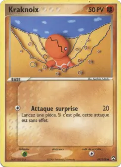 Kraknoix — carte 68 de l’extension EX Gardiens du Pouvoir