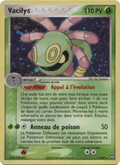 Vacilys — carte 7 de l’extension EX Gardiens du Pouvoir