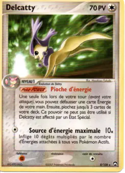 Delcatty — carte 8 de l’extension EX Gardiens du Pouvoir