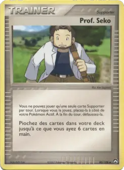 Prof. Seko — carte 80 de l’extension EX Gardiens du Pouvoir