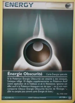 Énergie Obscurité — carte 87 de l’extension EX Gardiens du Pouvoir