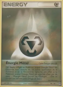 Énergie Métal — carte 88 de l’extension EX Gardiens du Pouvoir