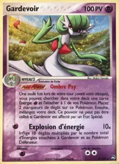 Gardevoir — carte 9 de l’extension EX Gardiens du Pouvoir