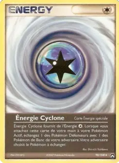 Énergie Cyclone — carte 90 de l’extension EX Gardiens du Pouvoir