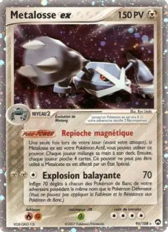 Metalosse ex — carte 95 de l’extension EX Gardiens du Pouvoir