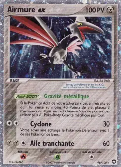 Airmure ex — carte 98 de l’extension EX Gardiens du Pouvoir