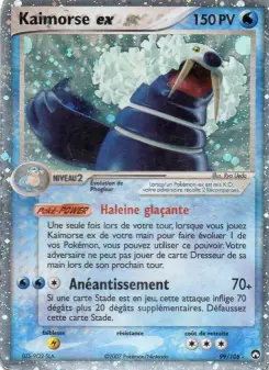 Kaimorse ex — carte 99 de l’extension EX Gardiens du Pouvoir