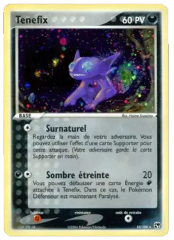 Tenefix — carte 10 de l’extension EX Tempête de sable