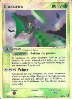 Cacturne — carte 2 de l’extension EX Tempête de sable
