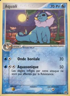 Aquali — carte 25 de l’extension EX Tempête de sable