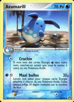 Azumarill — carte 30 de l’extension EX Tempête de sable