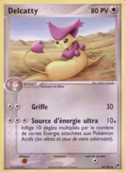 Delcatty — carte 34 de l’extension EX Tempête de sable