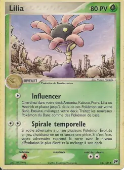 Lilia — carte 42 de l’extension EX Tempête de sable