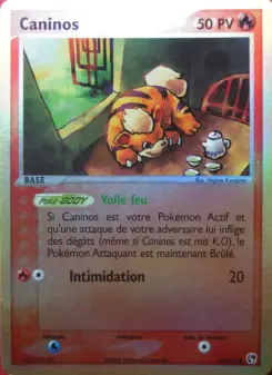 Caninos — carte 65 de l’extension EX Tempête de sable