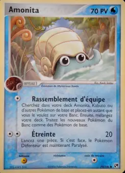 Amonita — carte 70 de l’extension EX Tempête de sable