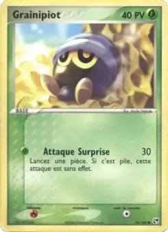 Grainipiot — carte 76 de l’extension EX Tempête de sable