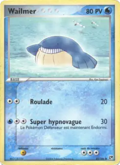 Wailmer — carte 83 de l’extension EX Tempête de sable