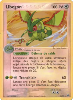 Libegon — carte 15 de l’extension EX Dragon
