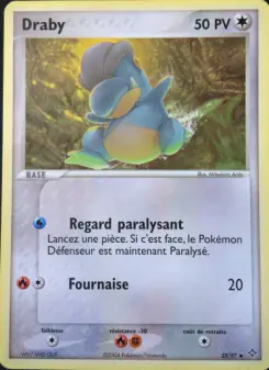 Draby — carte 23 de l’extension EX Dragon