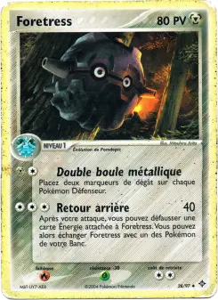 Foretress — carte 28 de l’extension EX Dragon