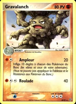 Gravalanch — carte 30 de l’extension EX Dragon
