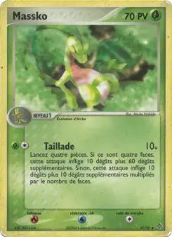 Massko — carte 31 de l’extension EX Dragon