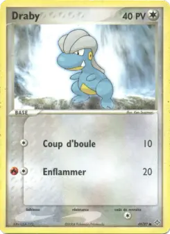 Draby — carte 49 de l’extension EX Dragon