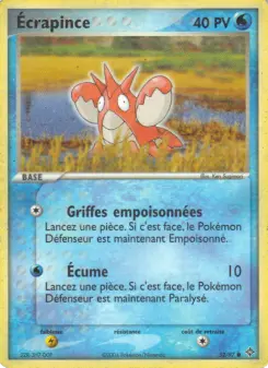 Écrapince — carte 52 de l’extension EX Dragon
