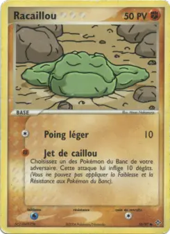Racaillou — carte 55 de l’extension EX Dragon